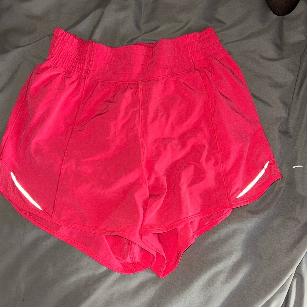 Women's hot pink Lululemon Shorts 4”